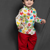 Multi Animal Print Cute Baby Jabla Set