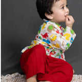 Multi Animal Print Cute Baby Jabla Set