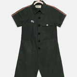 Olive Green Dungrees For Boys