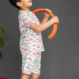 Cute Cars Printed Unisex Pajamas