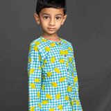 Checks & Lemons Boys Kurta Shirt