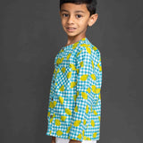 Checks & Lemons Boys Kurta Shirt
