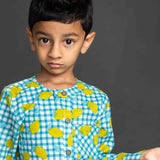 Checks & Lemons Boys Kurta Shirt