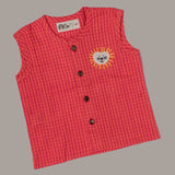 Cotton Jabla with sun embroidery