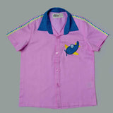 Candy Pink Aeroplane Shirt - littlellama.in