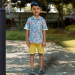 Palm Tree Printed Shirt for Boys - littlellama.in