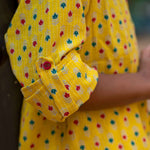 Yellow Kurta Shirt and White Trouser Set for Boys - littlellama.in