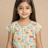 Rayon floral girls pajamas
