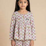 Rayon Sun printed girls pajamas
