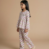 Rayon Sun printed girls pajamas