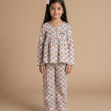 Rayon Sun printed girls pajamas