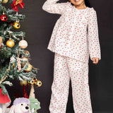 Ditsy floral white Pajamas  girls