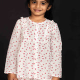 Ditsy floral white Pajamas  girls