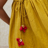 Mustard flower sharara set