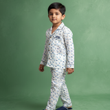 White Palm Tree unisex pajamas