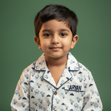 White Palm Tree unisex pajamas