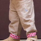 Red Checks Shirt and Aloha Linen Pant