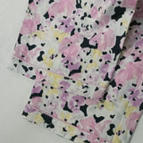Black multi floral girls pajamas